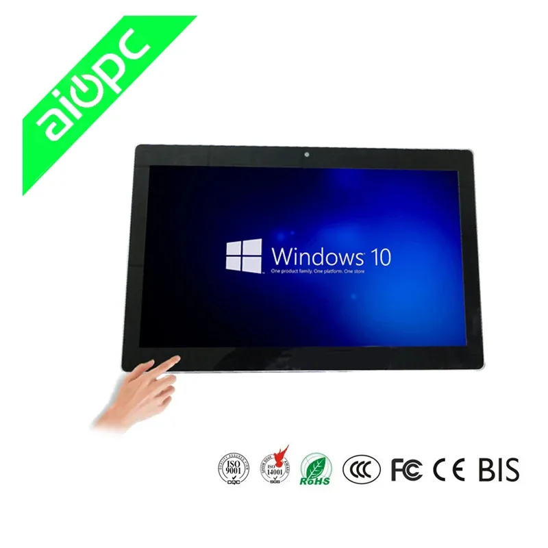 24" Embedded Ultra-narrow Bezel Industrial Control Touch Computer All-in-one PC Suitable For Desktop Embedded Industrial Display