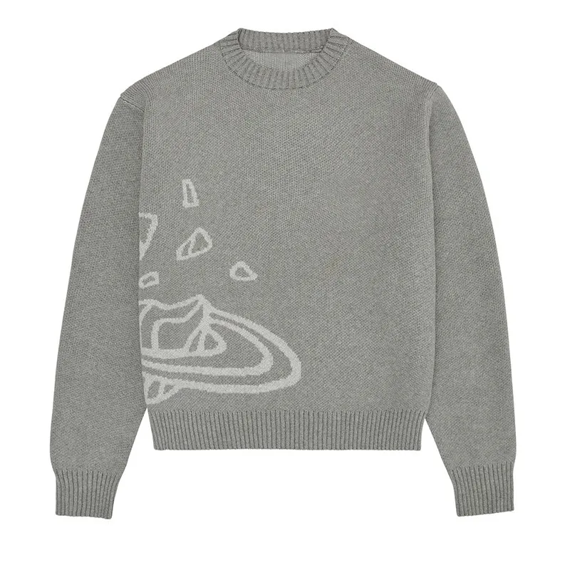 2025, Pullover Planet Universe Star, gestrickter Kapuzenpullover für Jugendliche, Y2K-Kleidung, Traf-Damenoberteil, schwarz, warmes Oberteil, Herren, locker, bequem, C