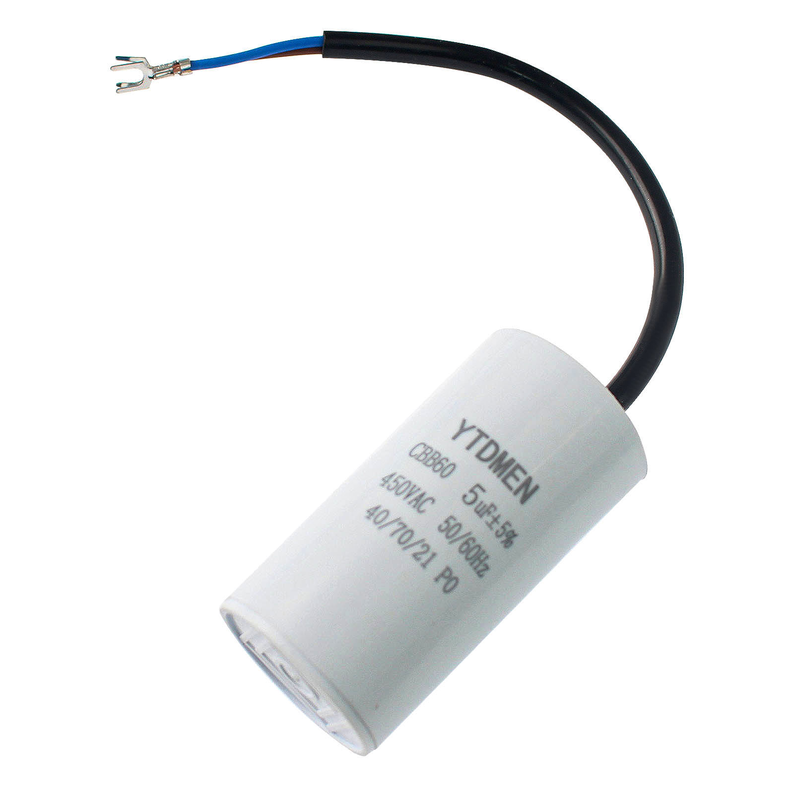 1PCS CBB60 Capacitor 450V AC Motor Run Capacitors 4/5/6/8/10/12/14/15/16/18/20/30/35/40/50/60UF for Washing Machine, Water Pump