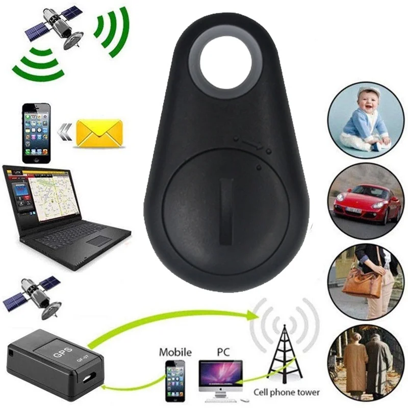 Mini Mobile Bluetooth 5,0 Tracker Anti-Lost-Gerät Runde Anti-Lost-Gerät Haustier Kinder Tasche Brieftasche Tracking Smart Finder Locator ﻿