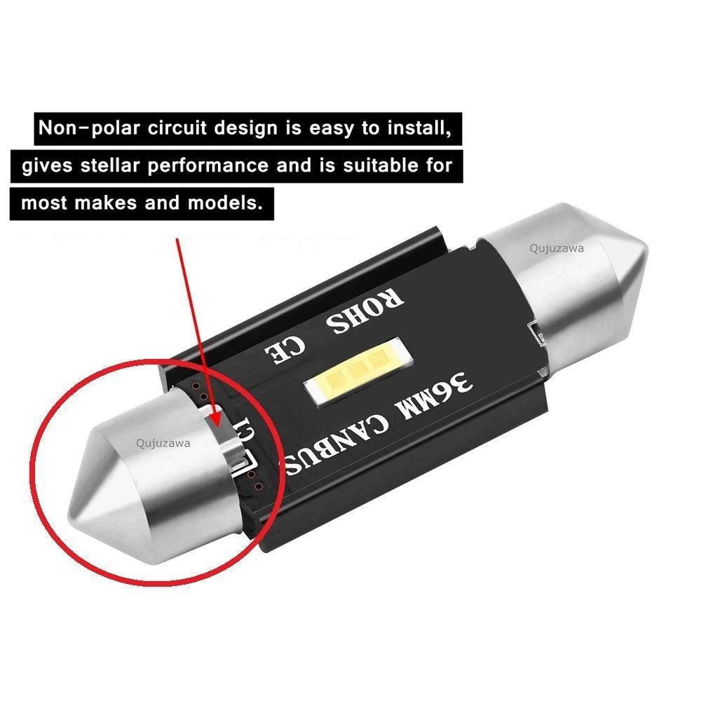 Lampe de Signalisation LED CSP 1860, Ampoule Canbus, 41mm 39mm 36mm 31mm Festoon Light C10W, Auto Interior Reading avantLight, 2x C5W