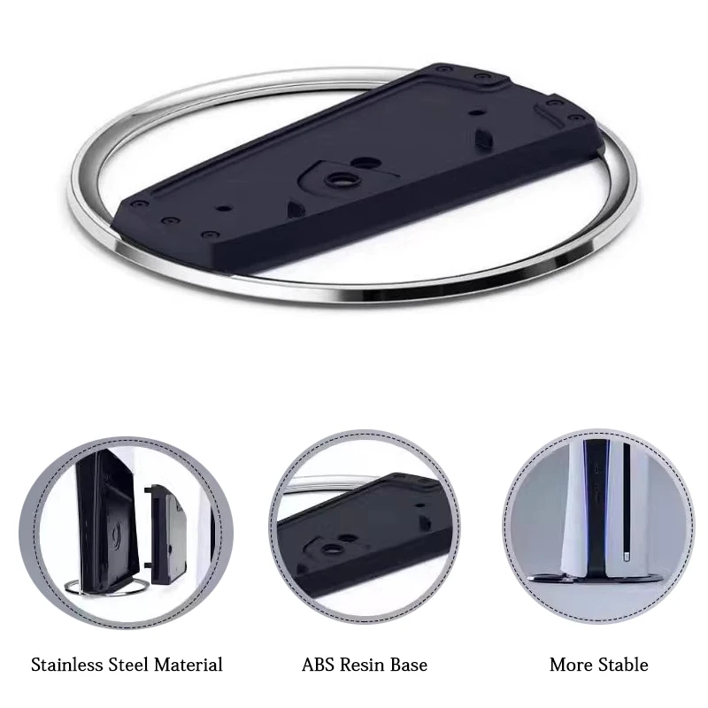 Metal Vertical Stand for PS5 Slim Console Bracket Base Stand Replacement for Playstation 5 Slim Game Console Host Stand