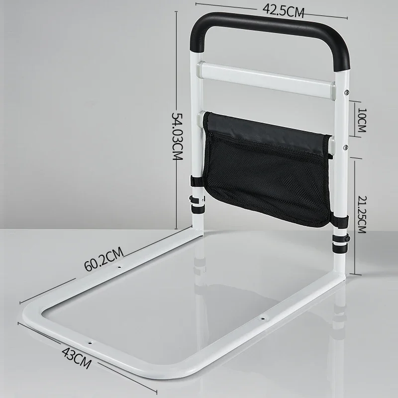 สําหรับผู้สูงอายุผู้ป่วยเตียง Assist Rail ปรับความสูง Bed Assist Stand ขาตั้งข้างเตียง Fall Prevention Guard Assist Handrail