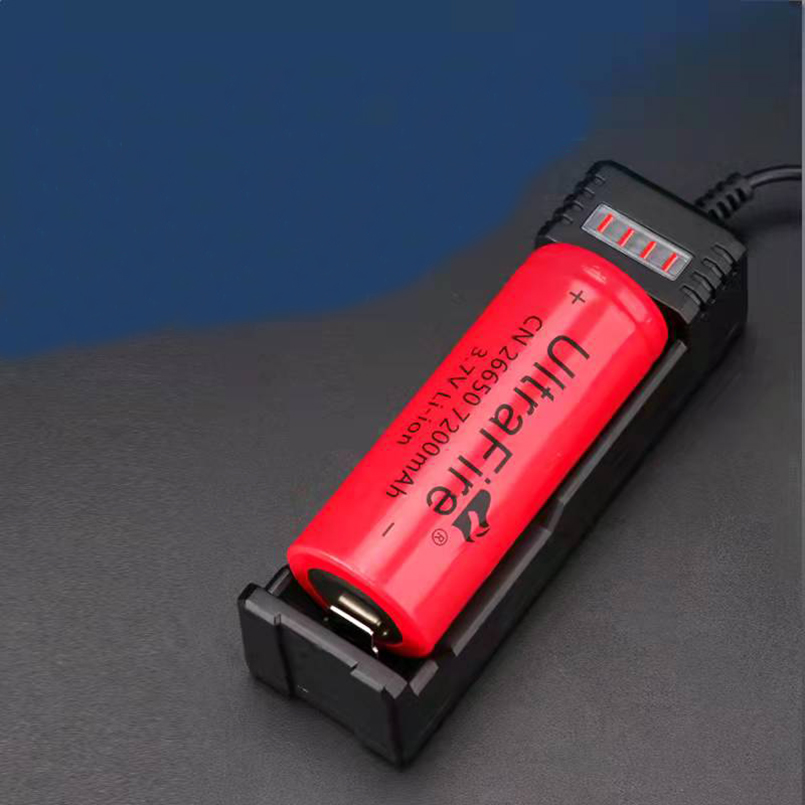 Новое универсальное умное зарядное устройство USB с одним разъемом 18650, зарядное устройство для литиевой батареи 26650 3,7 в-4,2 в, внешний аккумулятор с подсветкой