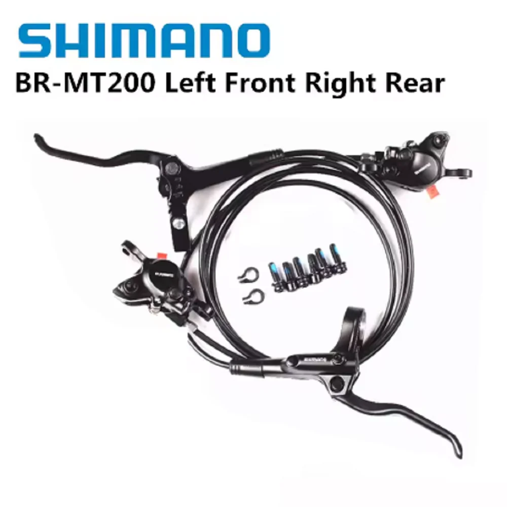 Shimano MT200 เบรค BL BR MTB E-bike ไฮดรอลิกเบรคจักรยานไฟฟ้าจักรยานเบรคซ้ายด้านหน้าขวาด้านหลังเบรค