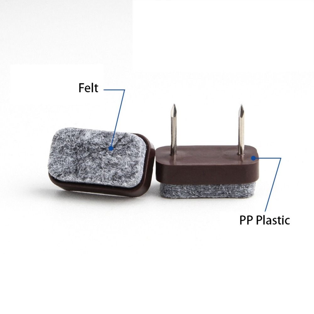 10pcs Furniture Slides Pads Felt Pad Floor Scratch Protector Mat Chair Leg Non-slip Sofa Foot Nails DIY Furniture Accessories