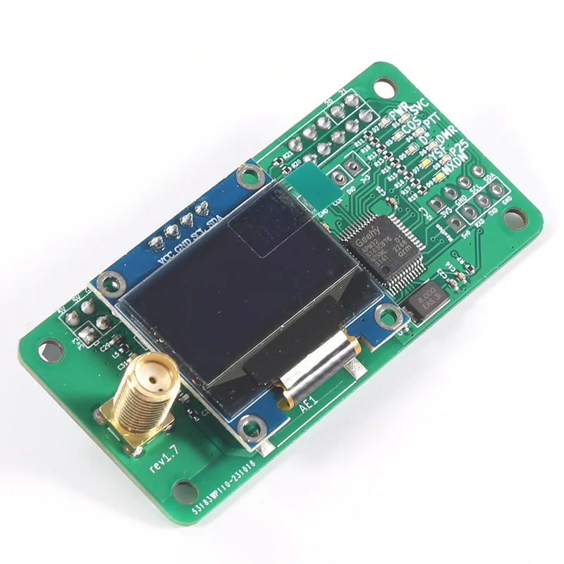 Mais recente jumbospot uhf vhf uv mmdvm hotspot para p25 dmr ysf dstar nxdn raspberry pi zero com 3b/4b + oled + caixa de metal + antena