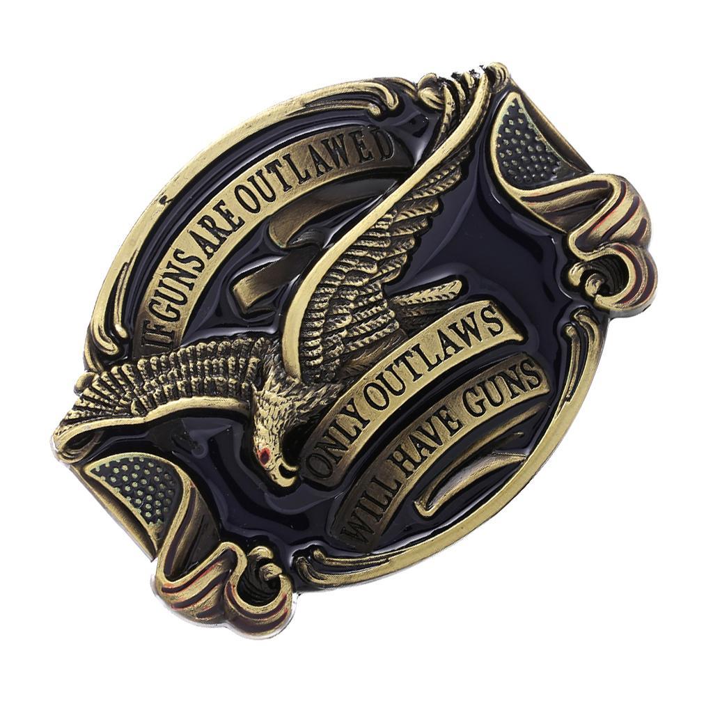 Vintage Eagle Gürtelschnalle – Western-Cowboy-Jeans-Gürtelzubehör für Damen und Herren