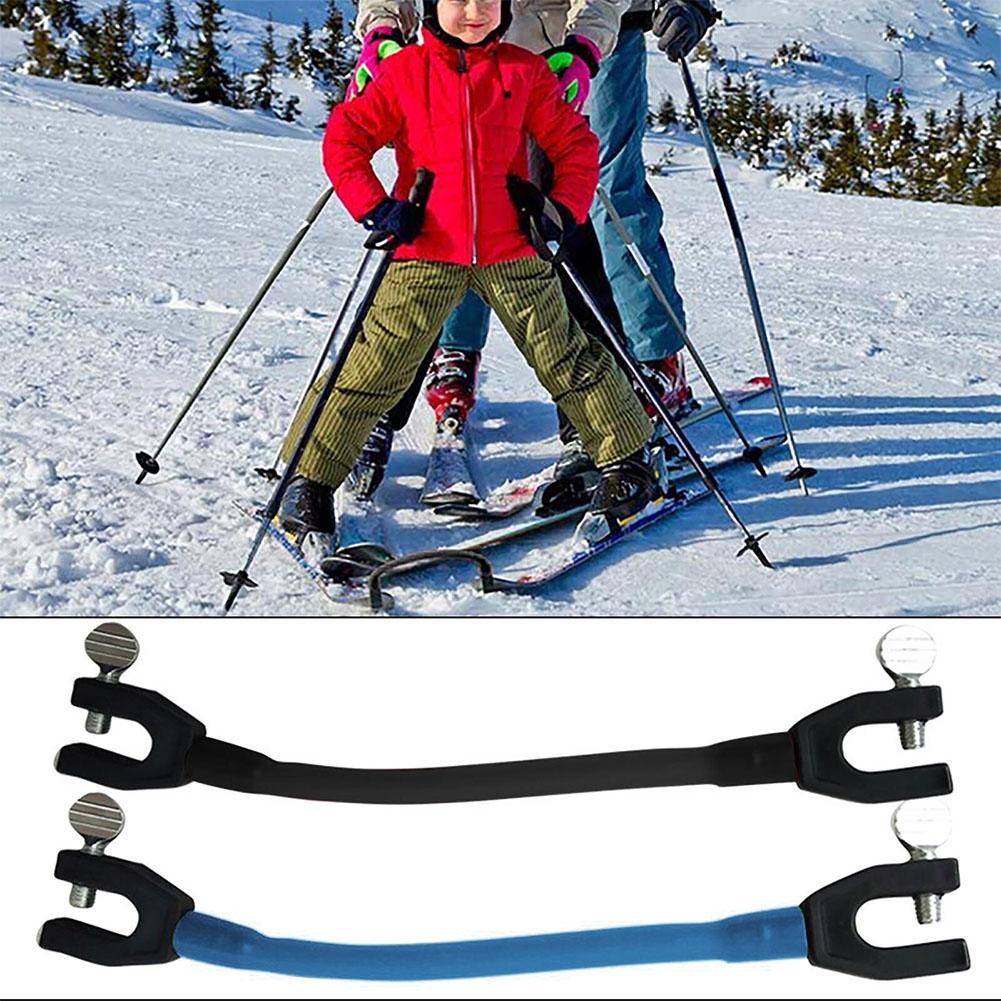 Newest Ski Tip Connector Beginners Winter Children Adults Ski Training Aid Outdoor Exercise Skiing Sport Snowboard Accessories
