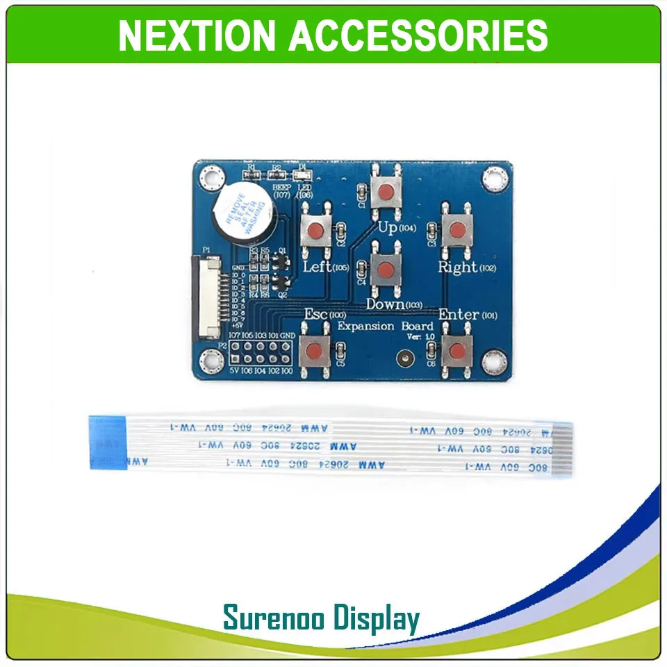 Nextion IO-Adapter oder Erweiterungsplatine für Nextion Enhanced HMI UART USART Intelligentes LCD-Anzeigemodul GPIOs I/O Extended