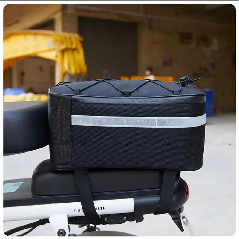 ポータブル自転車トランクバッグ自転車ラックリアバッグ 13L/9L/5L 後部座席サドルサイクリング反射荷物キャリア