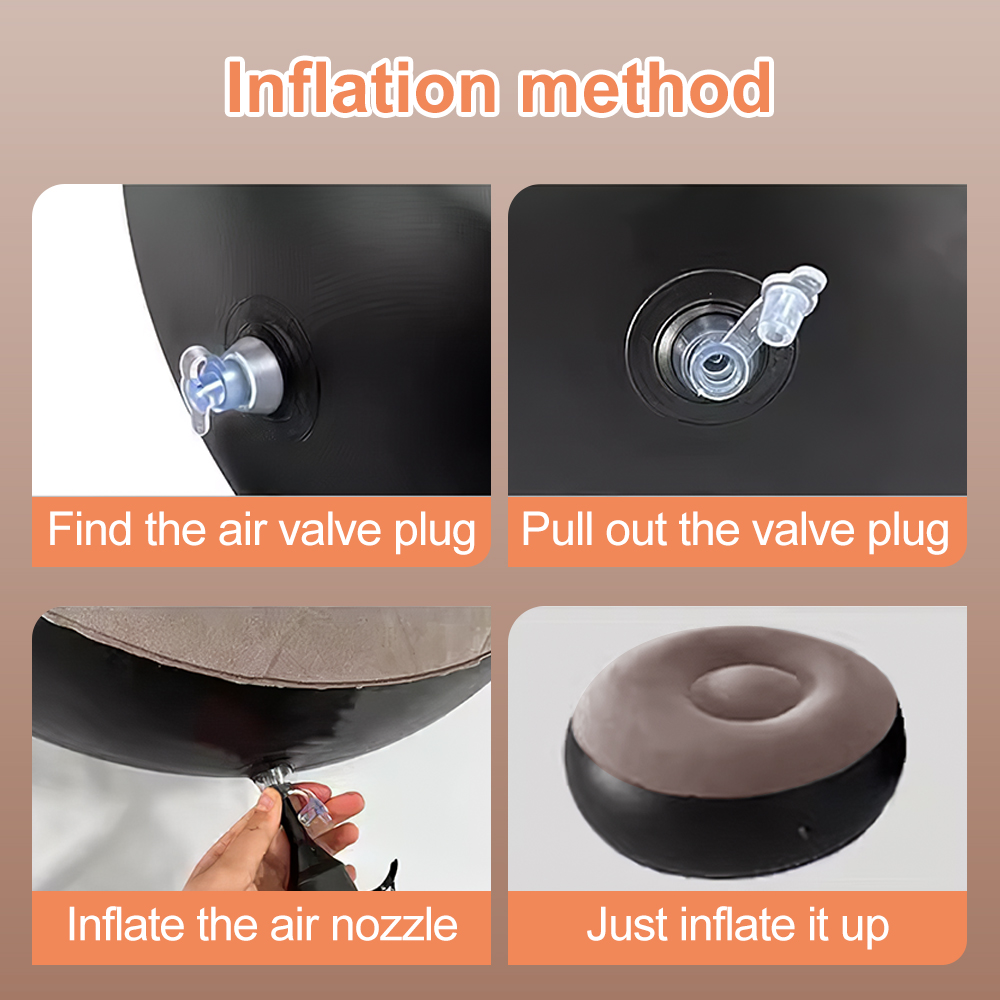 Inflatable Leisure Sofa Lazy Sofa Set  With Foot Pedal Outdoor Foldable Recliner Bed Fluffy Seat Bedroom Chair