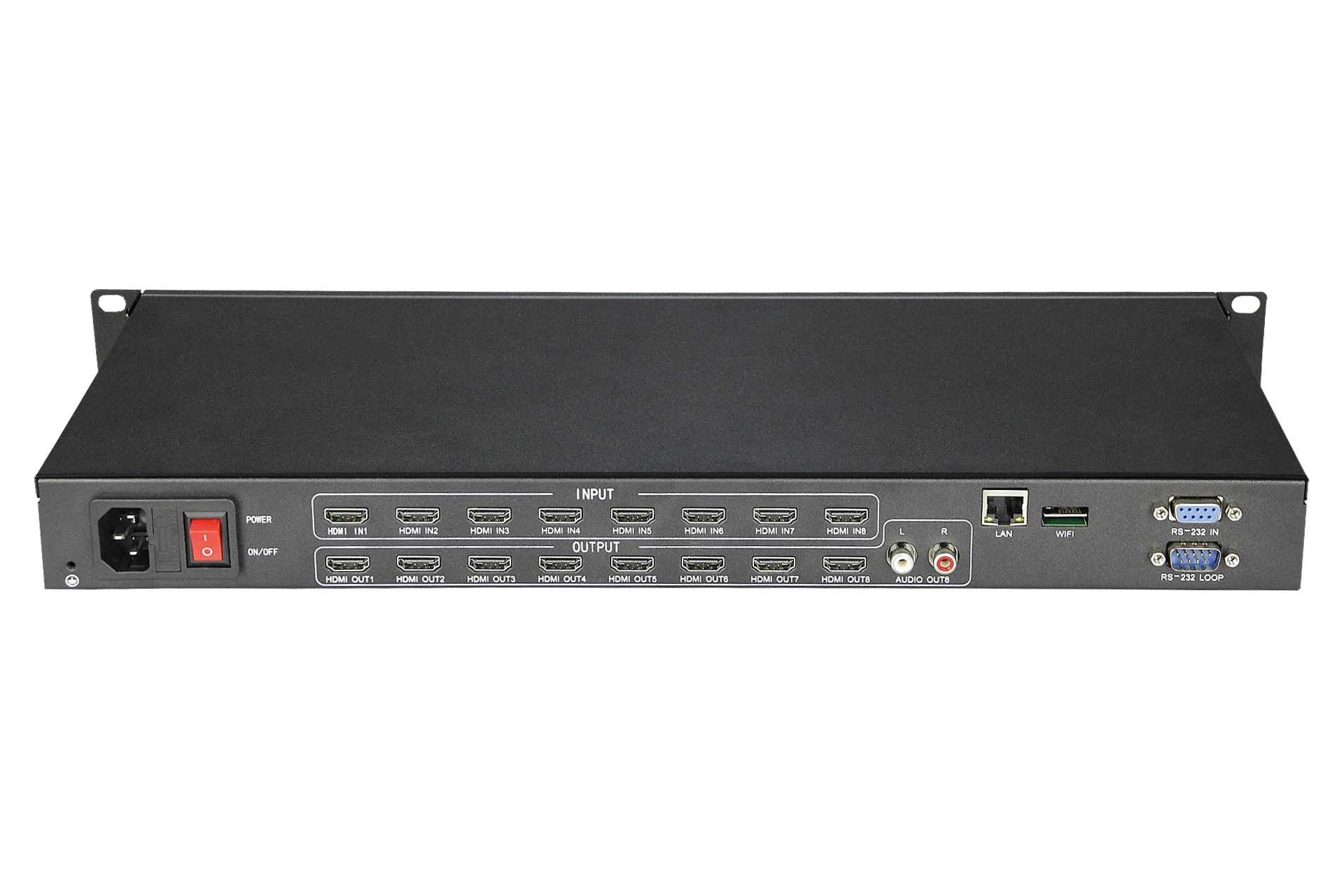 Conmutador de matriz Hdmi, convertidor divisor de interruptor 8x8, con Audio 3840x2160 @ 30hz