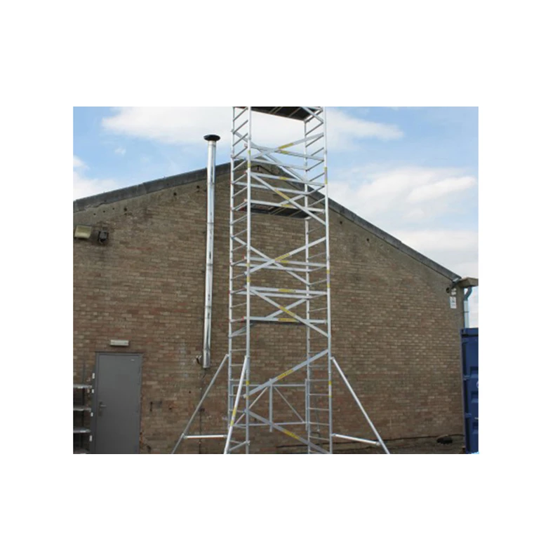Scaffalature mobili in acciaio con scaletta mobile ad alto tenore di carbonio per la costruzione di pareti esterne