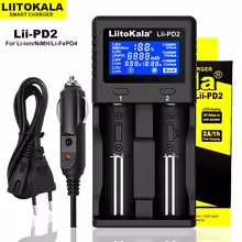 Liitokala Lii-S12 Lii-PD4 Lii-PD2 NiMH LiFePO4 리튬 이온 3.7V 1.2V 26650 14500 26700 18350 AA AAA 용 스마트 18650 배터리 충전기