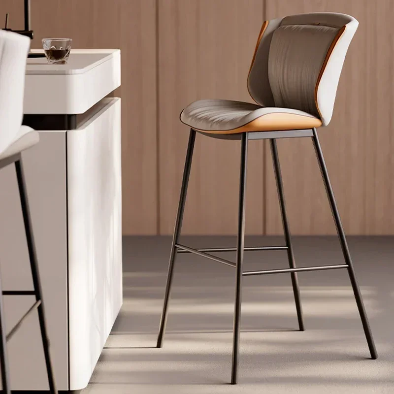 Relax High Stool Bar Chairs Luxury Swivel Modern Reception Bar Chairs Restaurant Italian Design Bar Furniture Banqueta LLBC