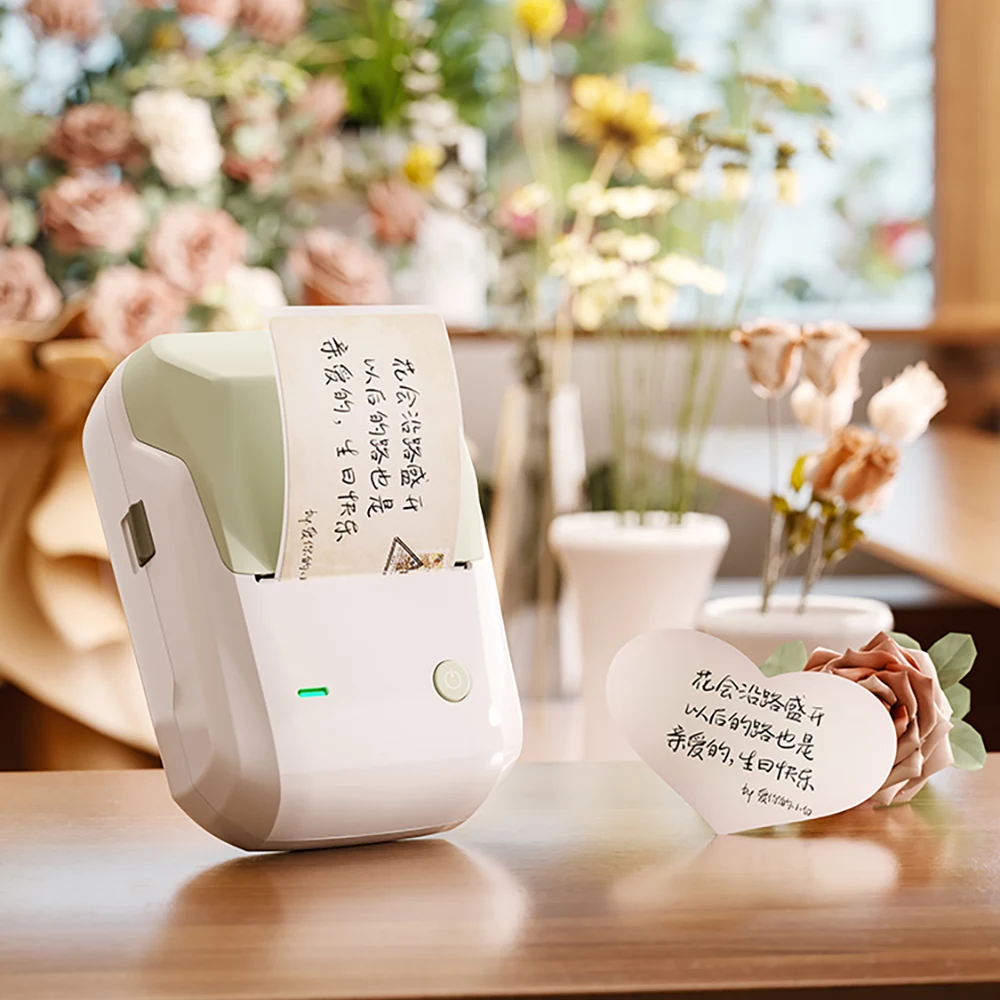 1 ロール NIIMBOT サーマルカラーラベルステッカー Bacord QR コード値札ラベルベーカリー/花屋/ジュエリー/キッチン自己粘着ラベル