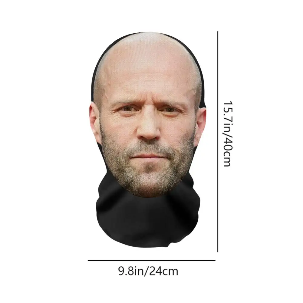 Interesting 3D Printed Seamless Mask Head Cover John Pork Smiling Party Cosplay Props UV Protection Shield Ronaldo PatternCospla