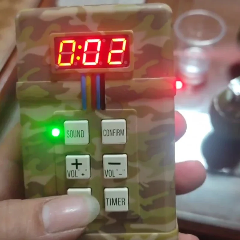 New Tactical explosive Pack Toy Airsoft Children's Smoke Grenade Toy with Light Sound Effects for CS Cosplay Game Boys Best Gift