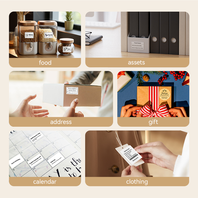 2 рулона NIIMBOT B1 B21 B3S, термоэтикетка, цена на одежду, самоклеящаяся бирка для еды, водонепроницаемая бумага для офисного карманного принтера, этикеточная бумага