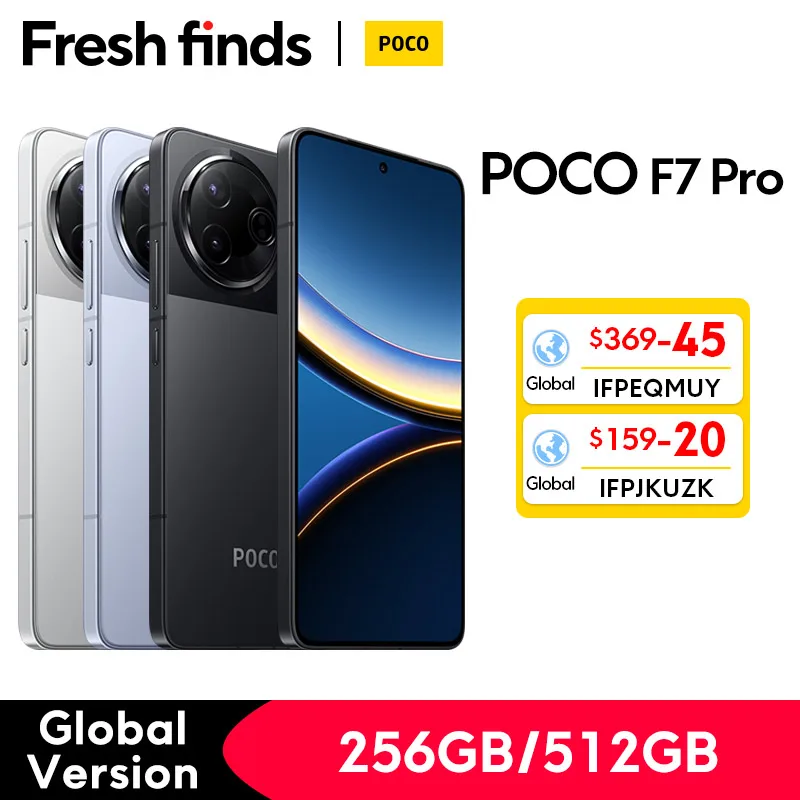 【Brand+】Global Version POCO F7 Pro 5G Snapdragon 8 Gen 3 50MP main camera 6.67 " WQHD+ Flow AMOLED DotDisplay 90W HyperCharge