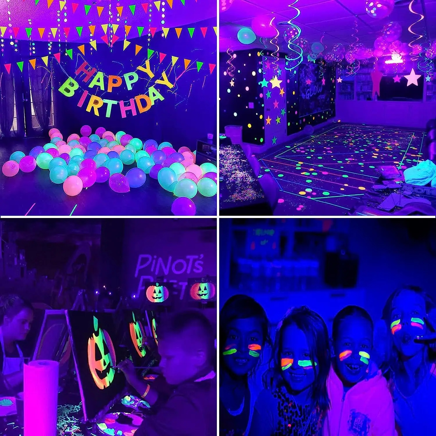 E27 Led-lampe 9W UV Glühbirnen Schwarzlicht 395nm Uv Lampe Körperbemalung Fluoreszierende Lichter Glow Party Disco bar Dekoration