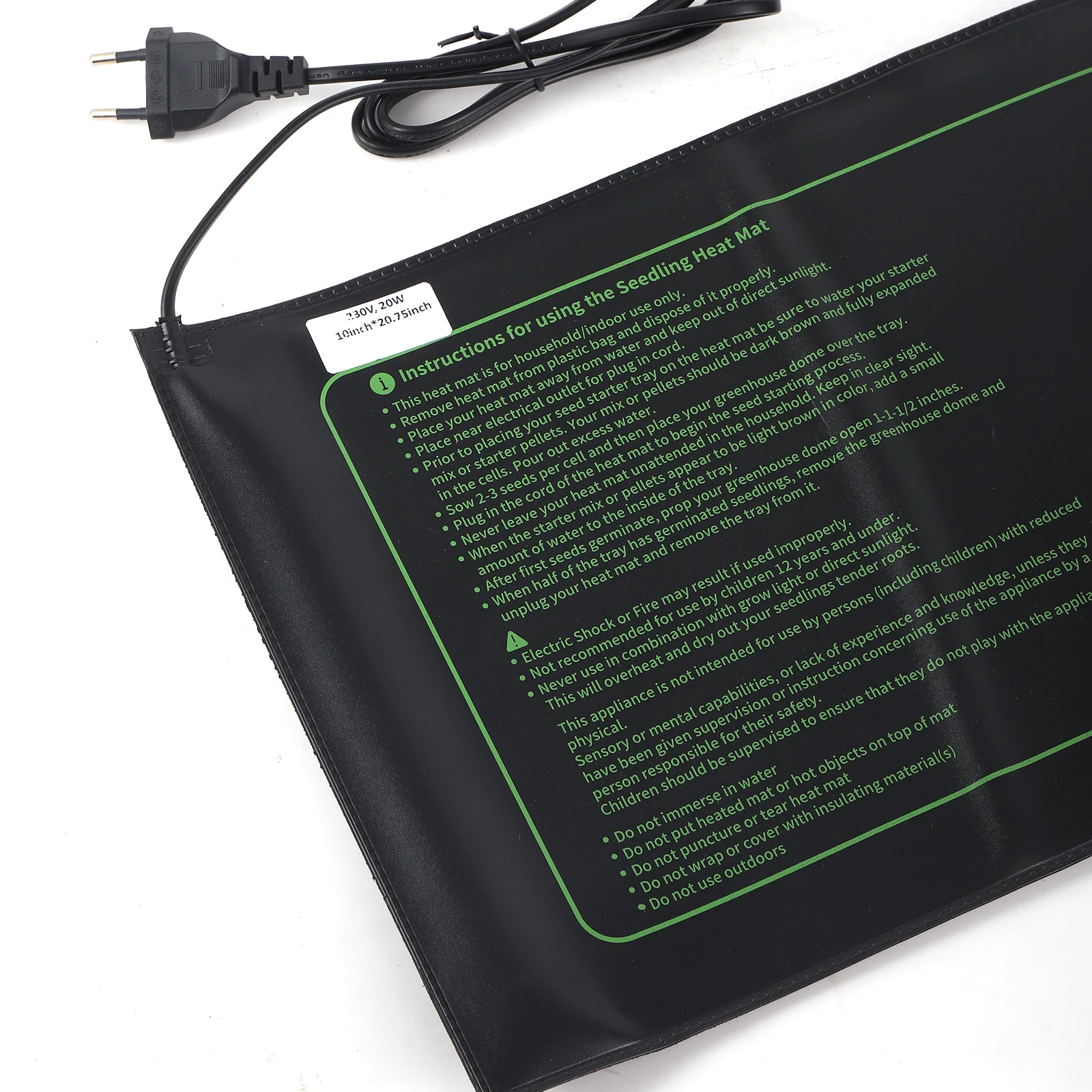 Plant Heating Mat Waterproof Plant Seed Germination Nurturing Heating Mat Temperature Controller Carpet For Seedling Germination