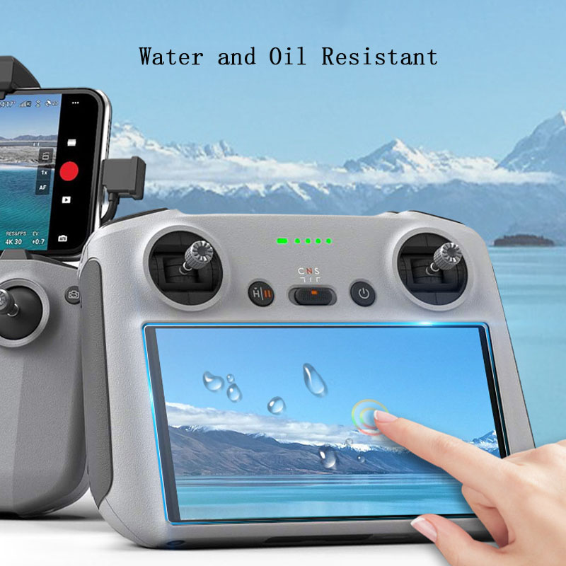 HD Tempered Glass Film for DJI Mini 4 Pro RC 2 Remote Control Anti-scratch Screen Protector Mini 4 Pro RC2 Remote Accessories