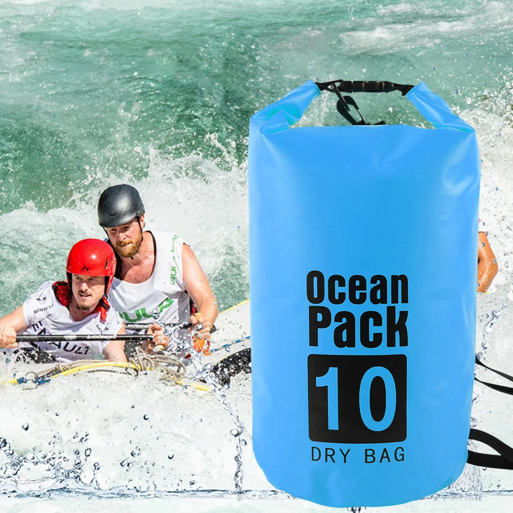 Bolsa seca impermeable para natación, Rafting, Kayak, río, Trekking, navegación, canoa, bolsa de agua flotante, 2L/3L/5L/10L