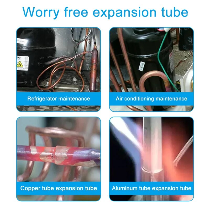 Expansor de passo de tubo de cobre métrico 6-19mm com alça hexagonal para manutenção de ar condicionado, acessórios de ferramenta elétrica, 1 peça