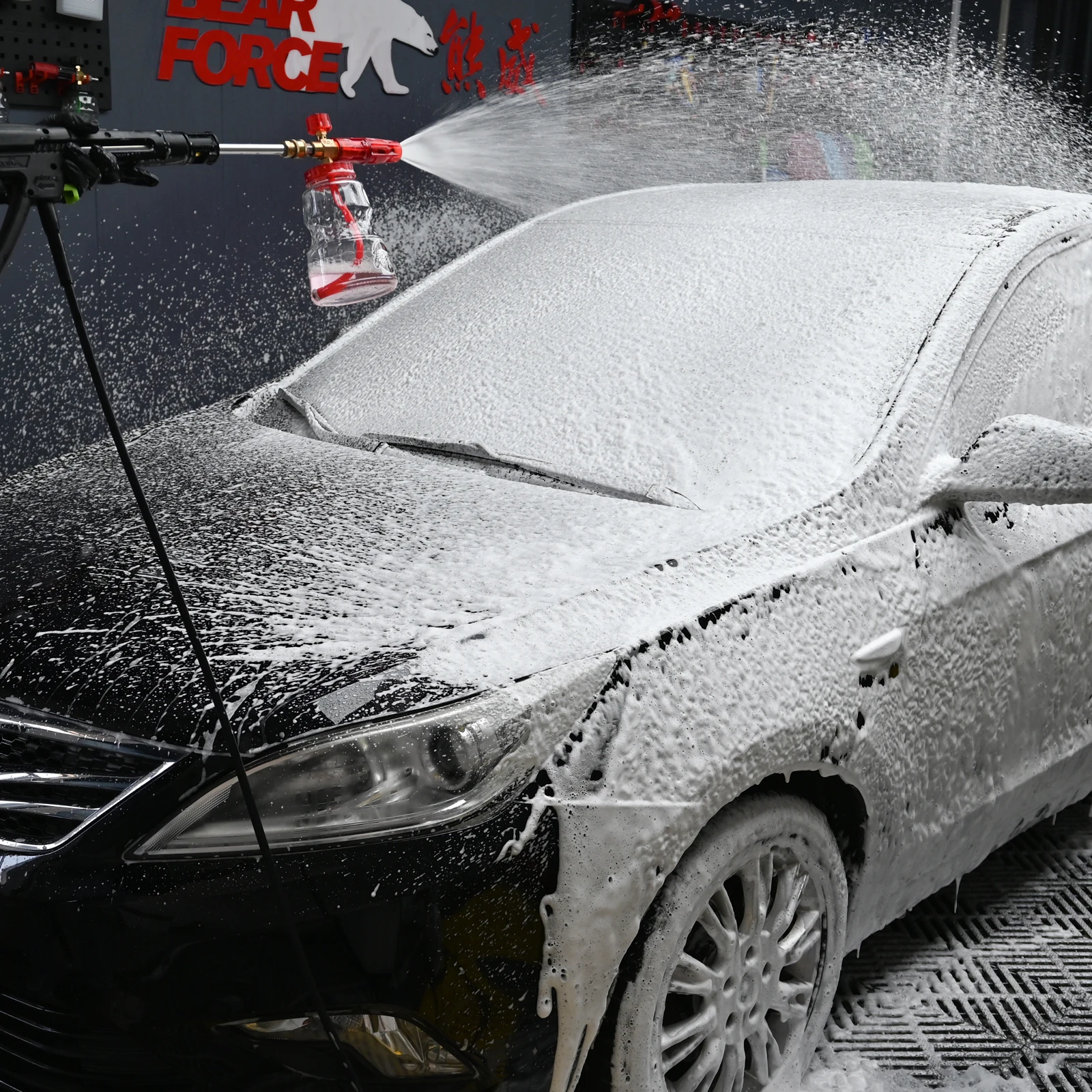 洗浄機,真ちゅう製の雪の泡球,発泡ノズル,車の洗浄,ケルヒャーelitechエンボス加工用