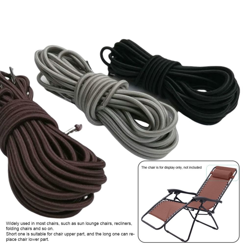 4 unids/set tumbonas universales para jardín sillas reclinables accesorios cuerda de encuadernación cordón elástico silla reclinable