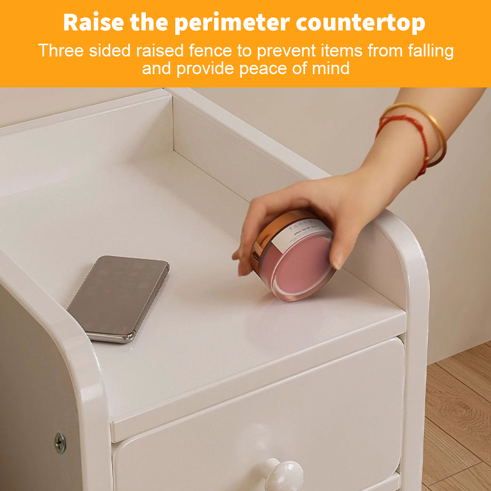 Bedside Table Small Storage Cabinet Nightstand for bedroom Bedroom Furniture Bed Table 50*34*30cm