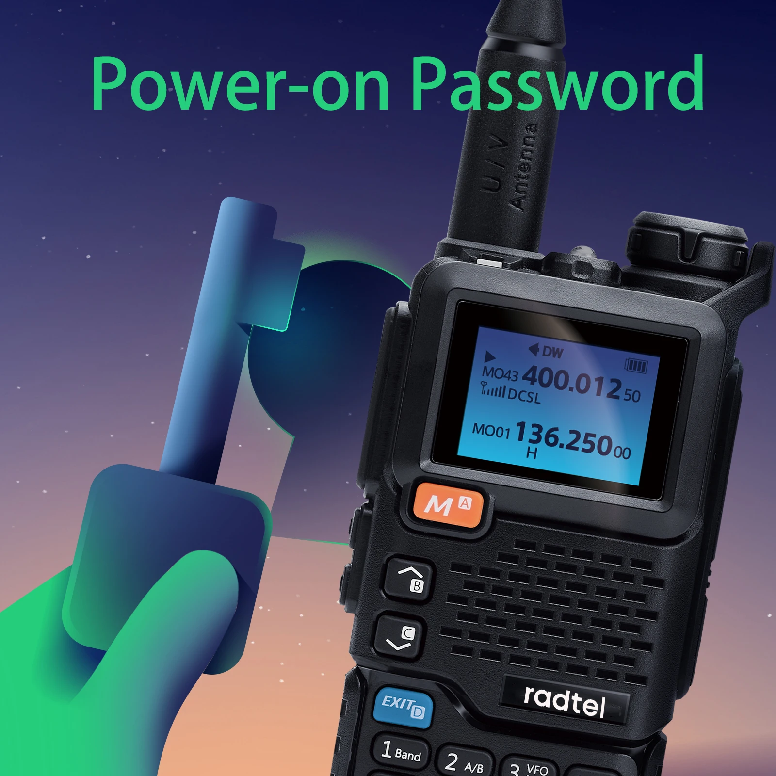 Radtel RT-600 Air Band Walkie Talkie Tragbarer Am FM Two Way Radio Commutator VHF Station K5 Receiver Ham Wireless Set Long Range