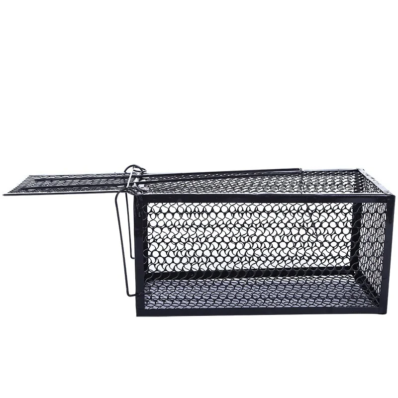 Smart Self-locking Mousetrap ปลอดภัยบริษัทเหล็กสุทธิในครัวเรือน Mouse Catcher โลหะ Reusable Humane ในร่มกลางแจ้งกับดักหนูกรงหนู