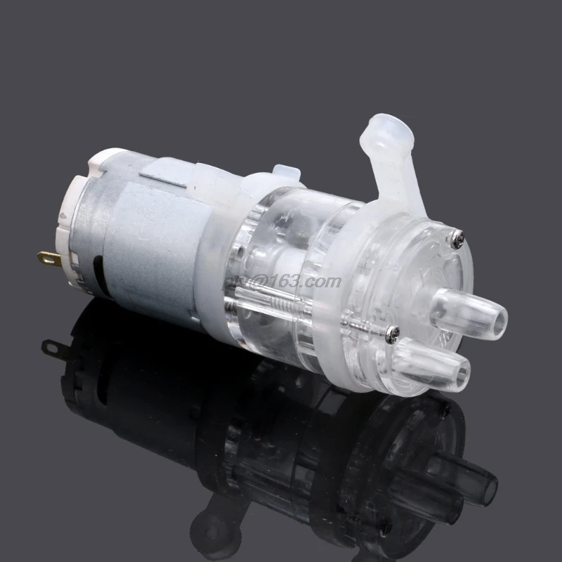 385 6V-12V อุณหภูมิ100องศาเซลเซียส Mini Micro ปั๊มน้ำปั๊มน้ำไดอะแฟรมปั๊มสูญญากาศ