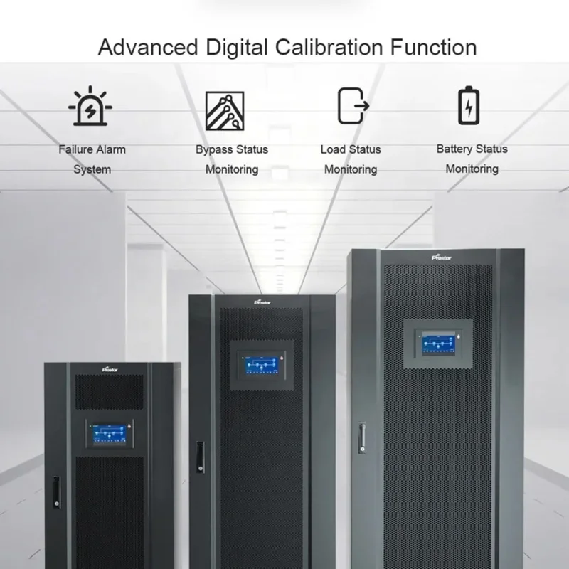 Online Double Conversion UPS 208V/220V/230V 3 Phase 100KVA 80KW Ture Sine Wave 3 Phase UPS