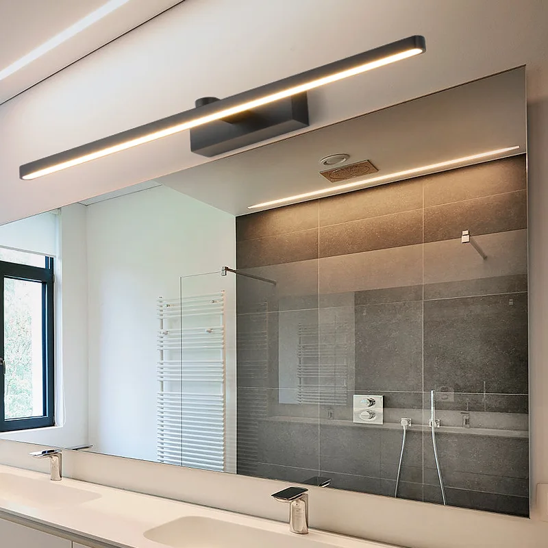 DINDALLED LED Bathroom Mirror Light, Modern Wall Sconce for Vanity Bedroom, Aluminum Home Decoration Line Lamp Fixture