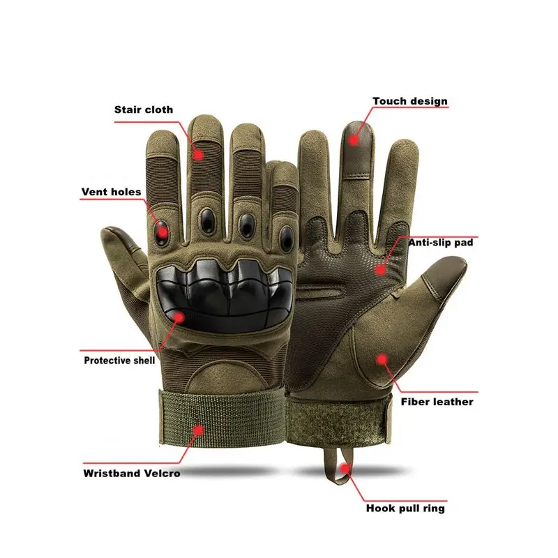 Outdoor Hunting Camping Protective GlovesTactical Fighting BoxingGloves Mountaineering Gloves Wilderness Survival Equipment