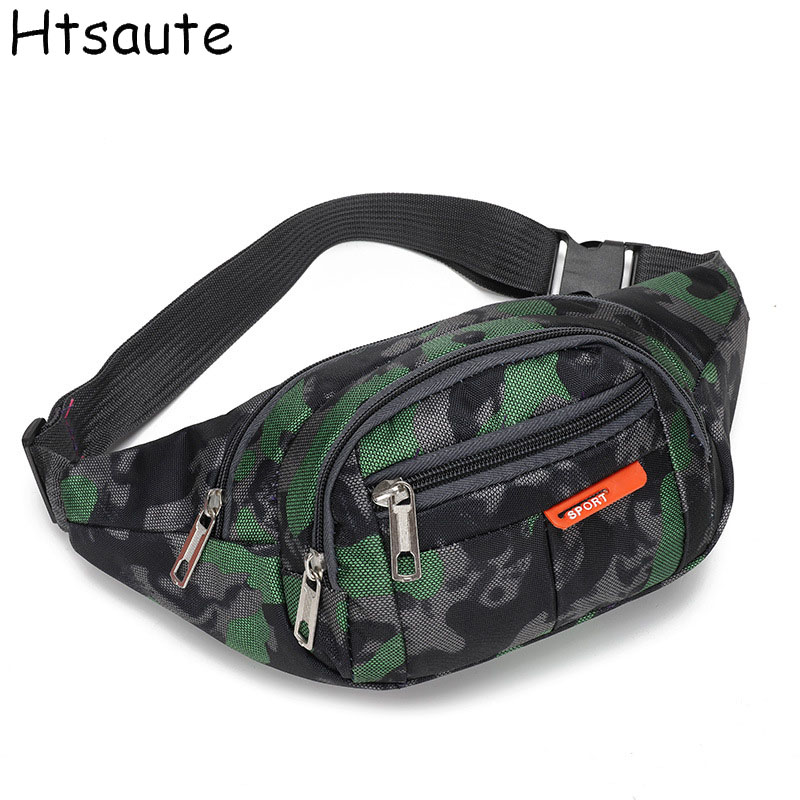 Camouflage Print Männer Hüft tasche Pack Geldbörse lässig große Telefon Gürtel tasche Tasche Frauen Leinwand Reise Telefon Tasche Fanny Bananen tasche Hüfte