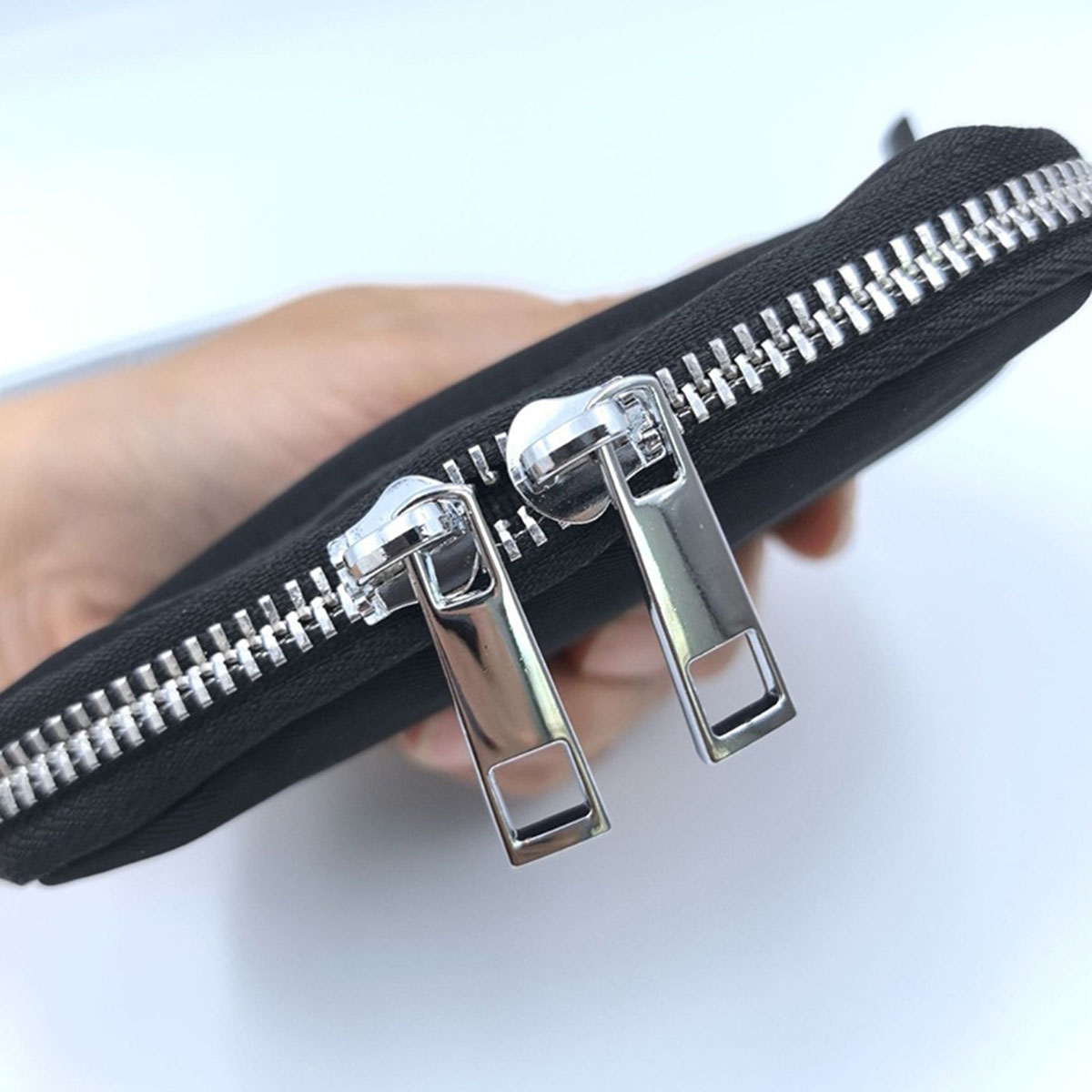 Japanese Men Wallet Earbuds Storage Bag Credit Card Holder Case for Boys Girls Journey Bank Card Organizer Zipper Coin Purse