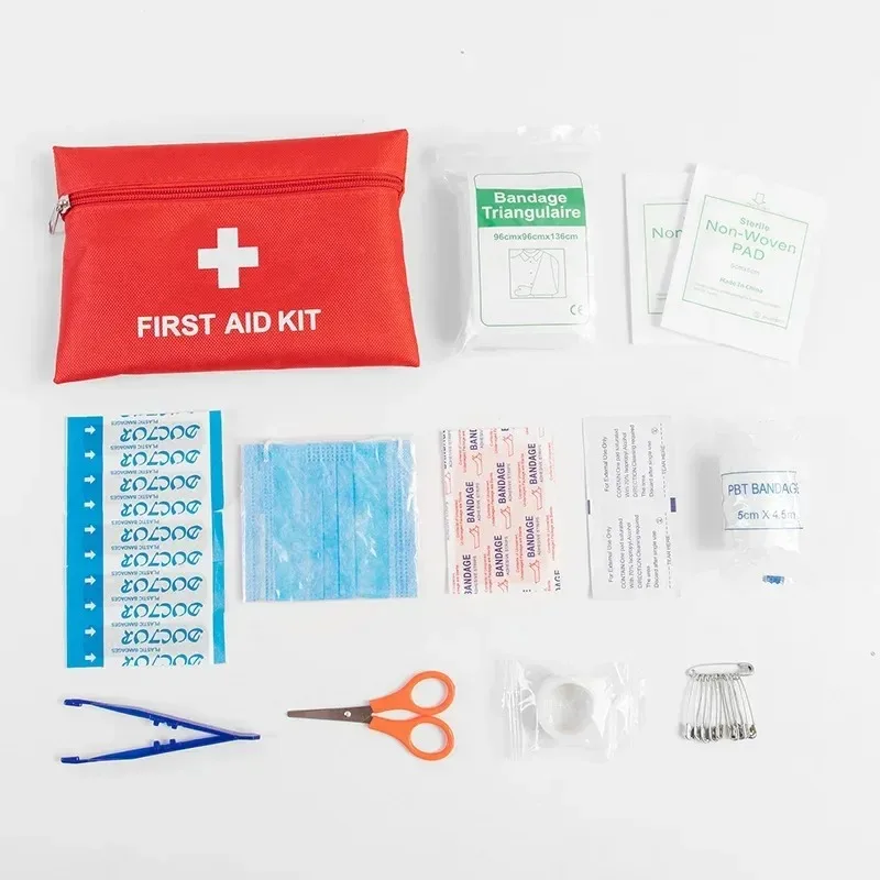 Reiß verschluss kleine Tasche Erste-Hilfe-Kit Aufbewahrung tasche Notfall Überlebens tasche drucken Logo Werbe geschenke