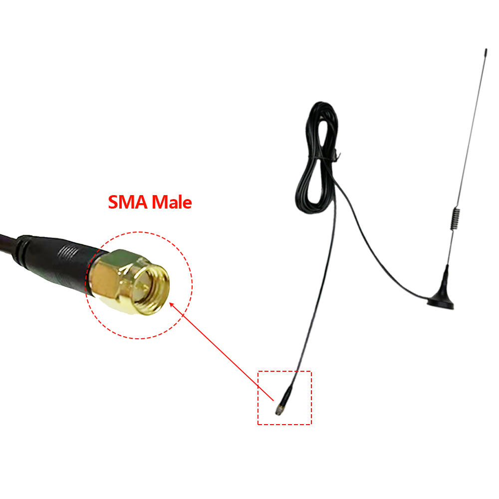 HTOOL SDR V4 Receptor de radio definido por software RTL-SDR V4 RTL2832U 1PPM TCXO HF BiasT SMA Radio definida por software + antena