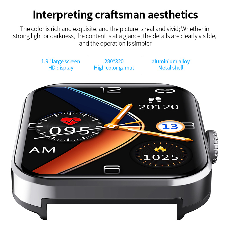 Lige-男性と女性のためのHD接続された時計,スマートウォッチ,身体活動,血圧モニター,専門家向け