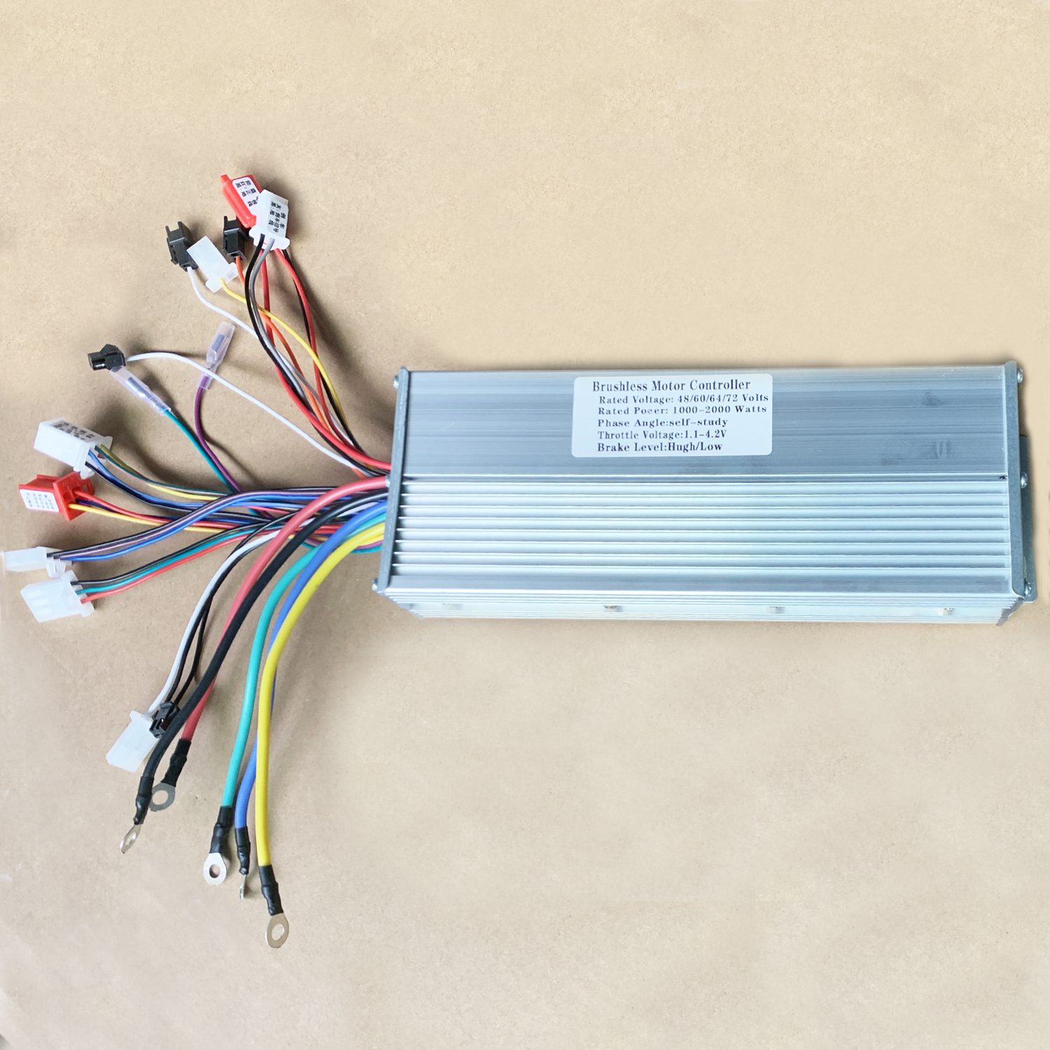 48 V 60 V 72 V 2000 W/2500 W E-bike controller 45A/60A 18 MOSFET DC controller dual mode Voor Elektrische Scooter Fiets Snelheid Motor