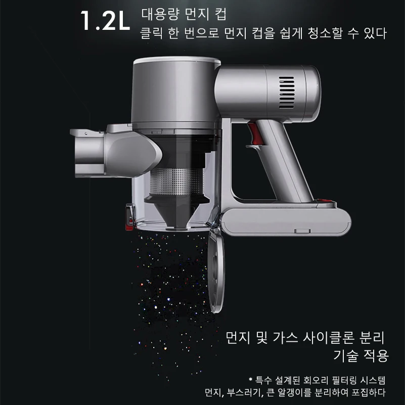 V15 무선 휴대용 청소기 30kPa 흡입력 330W 디지털 모터 8 in 1 노끈봉 진공 LCD 탈부착 가능한 배터리 1.2L 방진 컵 물 대걸레