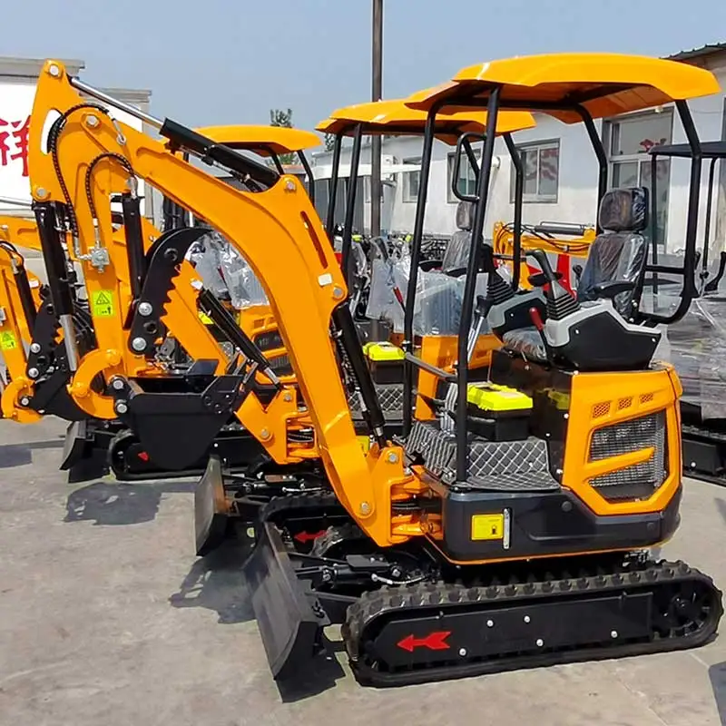 Customized Hot Sale cheap kubota Mini Crawler attachment Bagger Earth-Moving Machinery 1Ton 2/3.5 Ton Mini digger Excavator