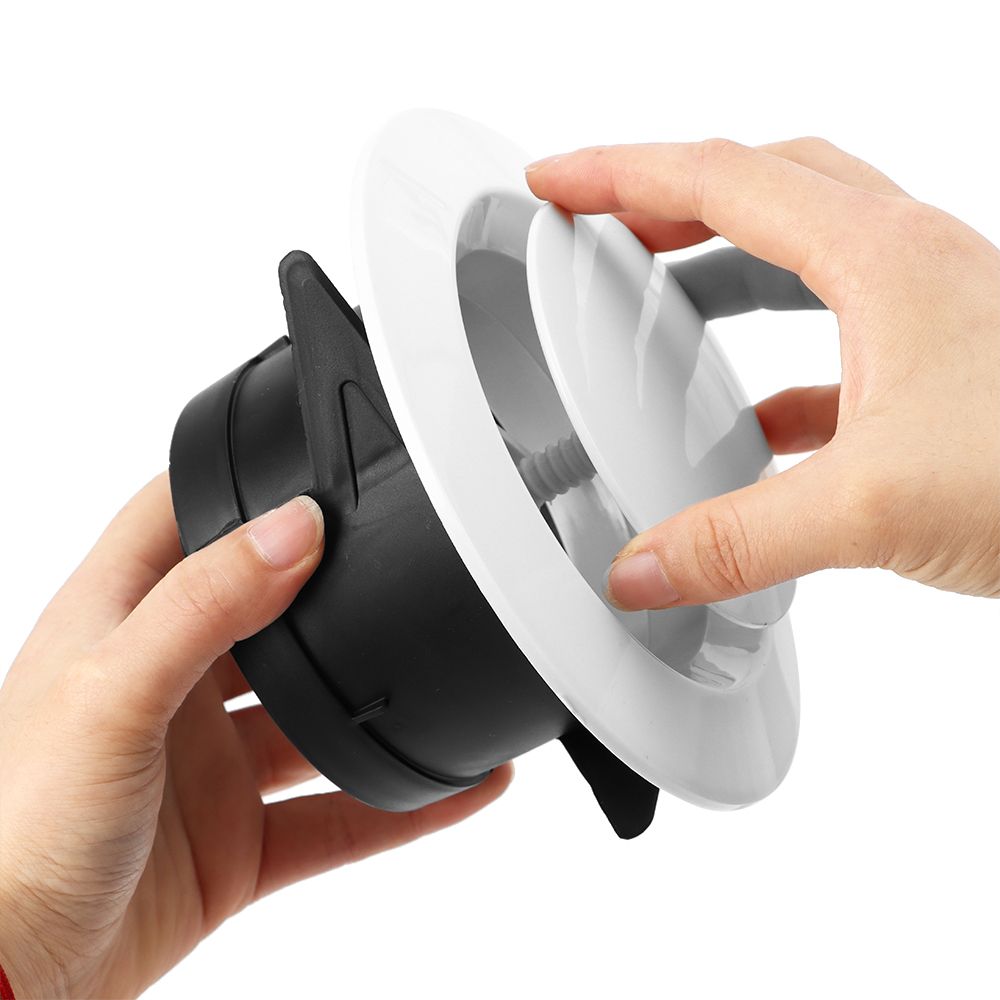 Válvula de extracción de ventilación de aire de varias formas, rejilla de circulación de aire, cubierta de ventilación de conductos redondos de 100/150mm