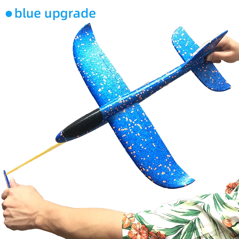50/33 ซม.โฟมเครื่องบินเครื่องร่อนมือโยนเครื่องบิน Light Inertial Bubble Planes กลางแจ้งเปิดตัวเด็กของเล่นเด็กของขวัญ