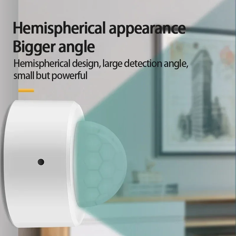 Detector de movimiento inteligente Zigbee 3,0, Sensor infrarrojo de cuerpo humano, inalámbrico, aplicación de hogar inteligente, Control remoto, Tuya, 1 unidad